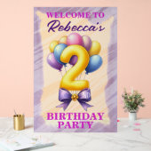 Thème de ballons pour 2e anniversaire (Mariage)
