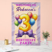 Thème de ballons pour 3ème anniversaire (Mariage)