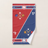 Thème de baseball (Serviette à main)