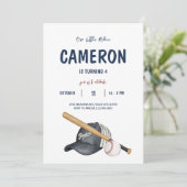 Thème de baseball Anniversaire Invitation (Debout devant)