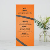 Thème de basket de la fête sportive Cartes de menu (Debout devant)