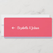 Thème de carte postale Invitation du carnet de bil (Dos)