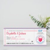 Thème de carte postale Invitation du carnet de bil (Debout devant)