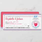 Thème de carte postale Invitation du carnet de bil (Devant / Derrière)