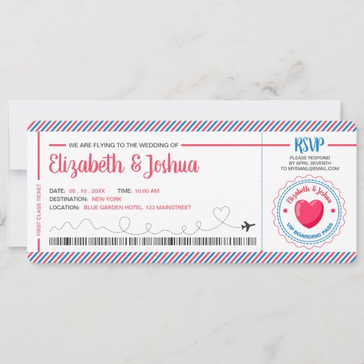 Thème de carte postale Invitation du carnet de bil (Devant)