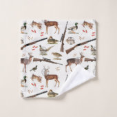 Thème de chasse en plein air (Gant de toilette)