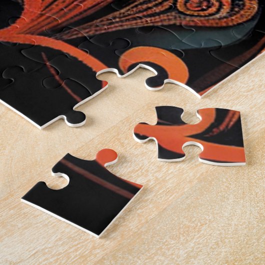 Thème de chat de puzzle élégant (Côté)