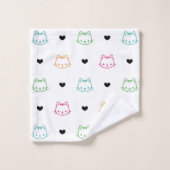 Thème de chat mignon (Gant de toilette)
