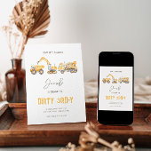 Thème de construction 3ème anniversaire Invitation