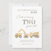 Thème de construction Invitation de deuxième anniv (Devant)