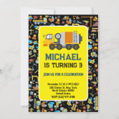 Thème de construction Invitation pour la fête d'an (Devant)