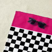 Thème de course Serviette de plage personnalisée (En situation)