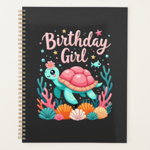 Thème de fête d'anniversaire Tortue de mer Fille d