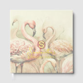 Thème de fête Flamingo, personnalisé (Recto)