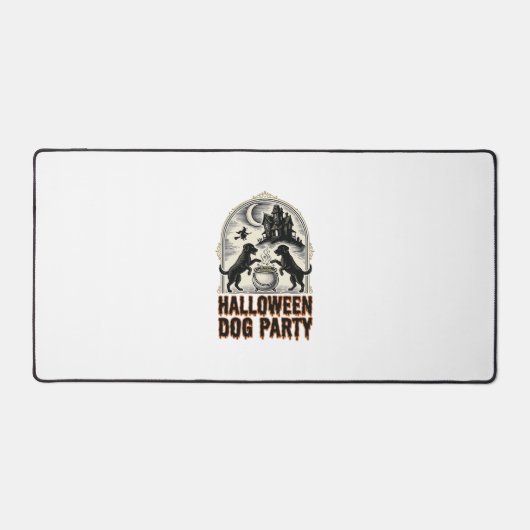 Thème de fête pour chien Halloween Chaudron de sor (Recto)