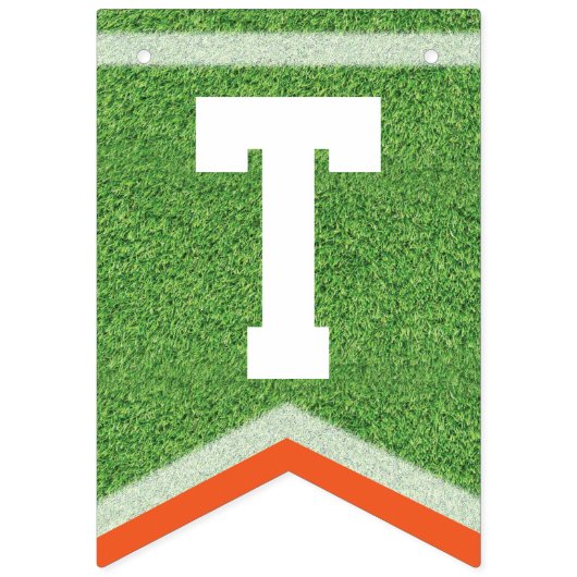 Thème de football Anniversaire Drapeaux de Bunch (Deuxième drapeau)