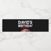 Thème de football Anniversaire Fête Étiquette de b (Étiquettes simples)