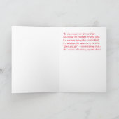 Thème de football Carte de Noël (Intérieur)