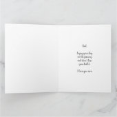 Thème de golf Carte d'anniversaire pour les golfeu (Intérieur)