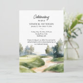 Thème de golf, Célébration de la vie Programme fun (Debout devant)