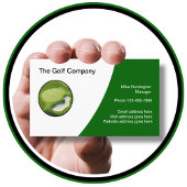 Thème de golf Logo moderne Cartes de visite