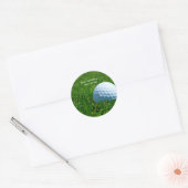 Thème de golf moderne Sticker promotionnel Étiquet (Enveloppe)
