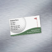 Thème de golf Simple Carte de visite Magnet (In Situ)