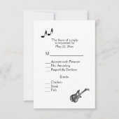 Thème de guitare électrique RSVP avec choix de men (Devant)