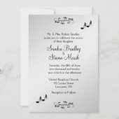 Thème de guitare Faire-part de mariage 5" x 7" (Devant)