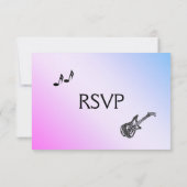 Thème de guitare Violet Perlé RSVP avec choix de m (Dos)