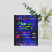 Thème de jeu Anniversaire Fête Invitation (Debout devant)