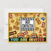 Thème de la construction Invitation de la fête des (Devant)