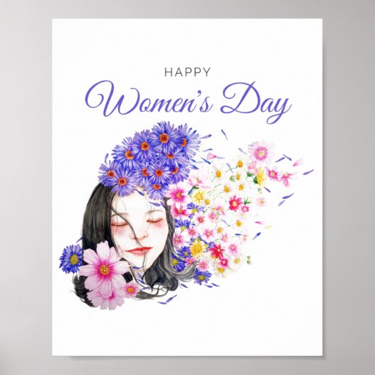 Thème de la journée des femmes Design Poster migno (Devant)