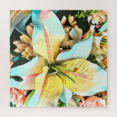 Thème de la nature Puzzle de fleurs adultes (Horizontal)