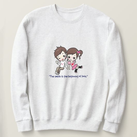 Thème de la Saint-Valentin Sweatshirt d'amour (Design devant)