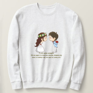 Thème de la Saint-Valentin Sweatshirt d'amour