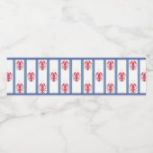 Thème de l'été Homard Étiquette de bouteille d'eau (Étiquettes simples)