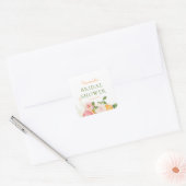 Thème de mariage floral et agrumes Étiquette de bo (Enveloppe)