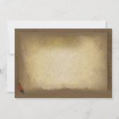 thème de mariage vintage invitations personnalisée (Dos)