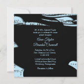 Thème de musique Abstraite Faire-part de mariage b (Devant)