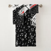 Thème de musique noire et rouge (En situation)