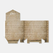 Thème de musique White Monogram Ballotins (Déplié)