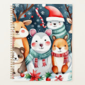 Thème de Noël Animaux mignons (Devant)