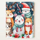 Thème de Noël Animaux mignons (Dos)