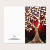 Thème de Noël Arbre de vie mosaïque verre brisé (Outside Unfolded)