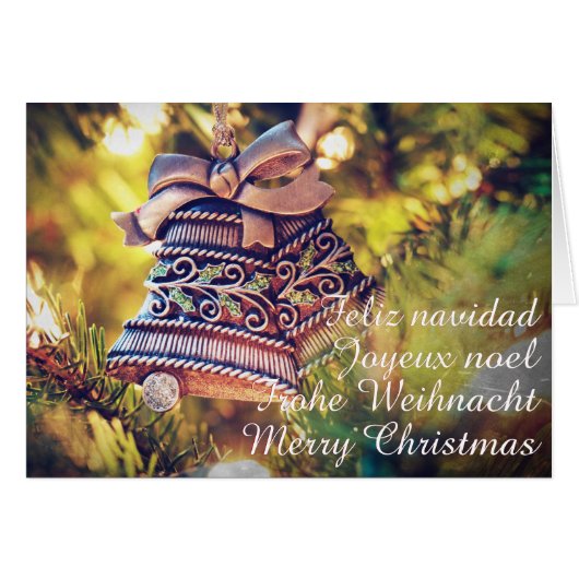 Thème de Noël avec deux cloches (Devant horizontal)