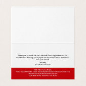 Thème de Noël Carte de renvoi immobilier (Inside Unfolded)