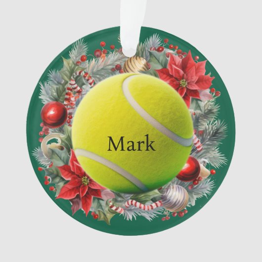 Thème de Noël de tennis (devant)