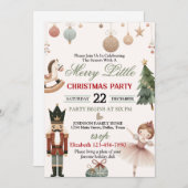 Thème de Noël Fête Invitation (Devant / Derrière)