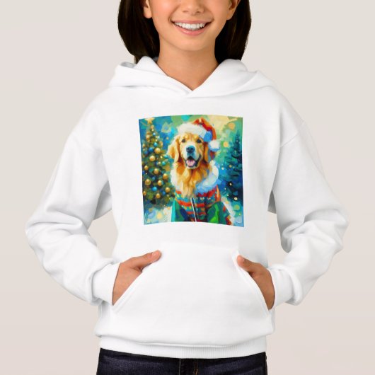 Thème de Noël Golden Retriever (Devant)